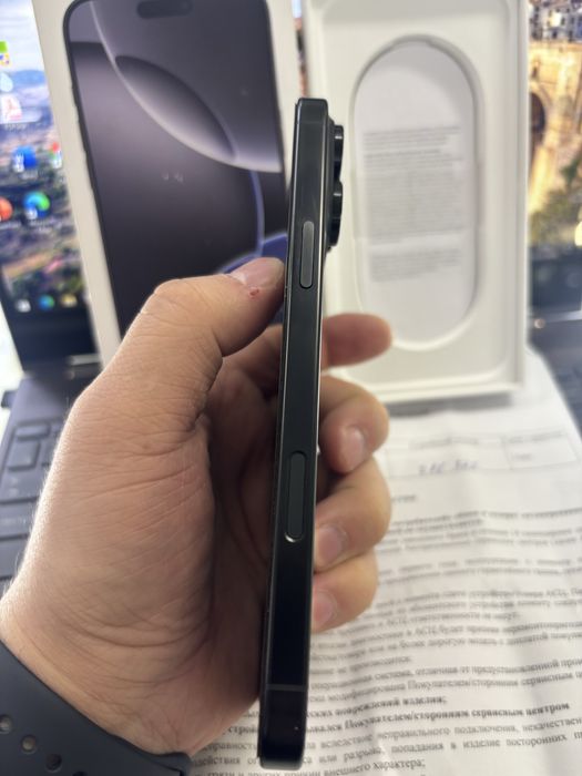 Iphone 16 Pro max 256Gb емкость 100%