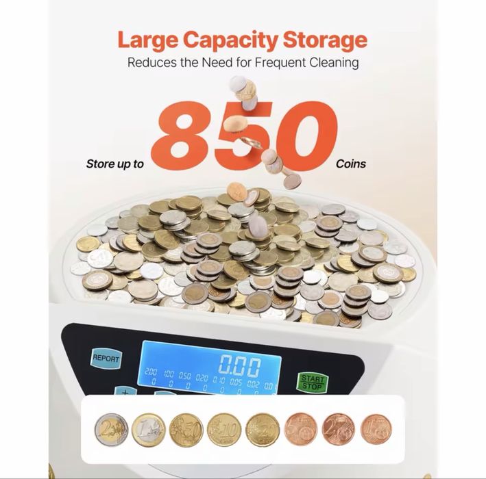 Евро монетно броячна машина