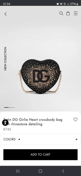 Geanta Dolce&Gabbana noua, originala, in cutie, cu eticheta.