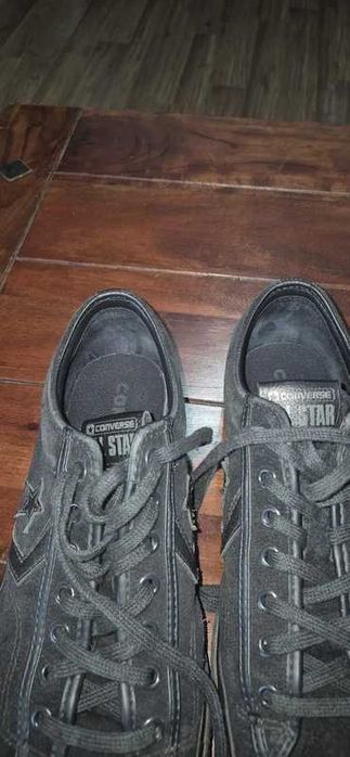 Converse Star Player Triple Black – Piele Întoarsă – Mărimea 43