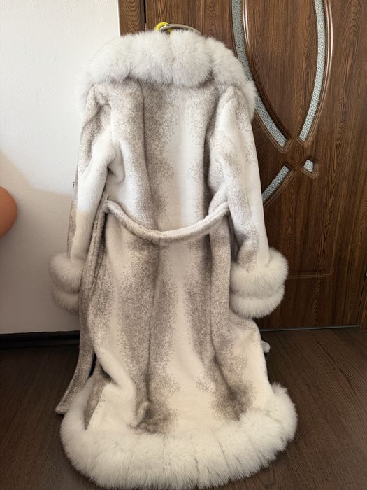Palton alpaca (blana naturala)