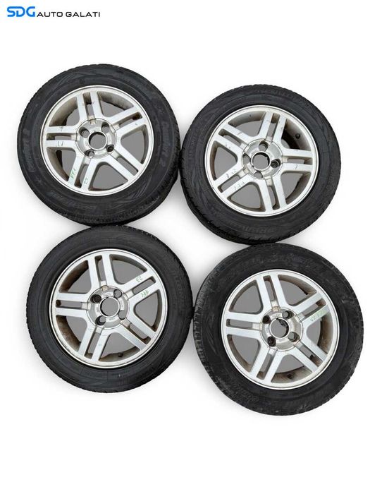 Set 4 Jante Janta Roata Roti Aluminiu 195 60 15 R15 Ford Fiesta 5 2002 - 2008 (6Jx15H2 ET 52,5 98AB-DA) [JNT0010]