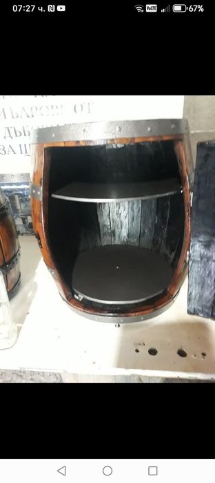 Мини барове от реставрирани Дъбови  Бъчви  с акцент   стил за ценители