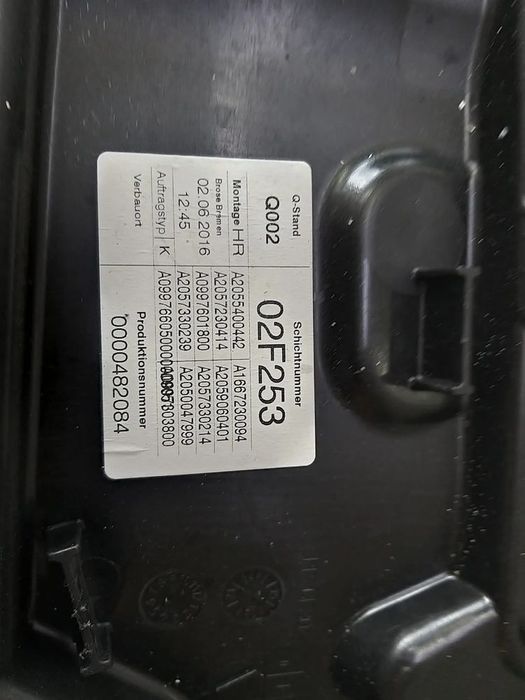 Macara geam electric dreapta spate mercedes c class w205 a2055400442