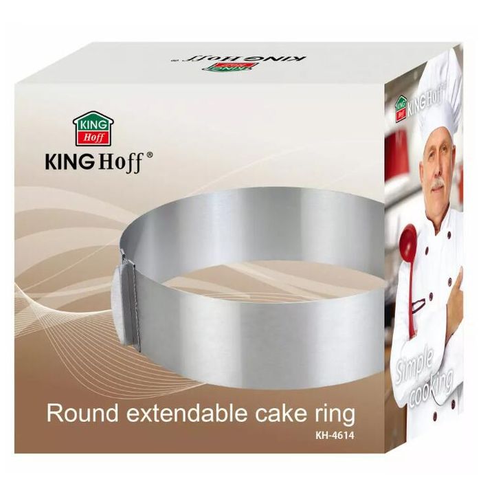 Forma pentru tort reglabila 16 - 30 cm, rotunda, Kinghoff