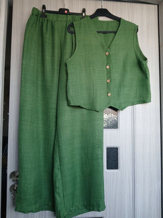 Set de damă pantaloni si vestă XL  și L