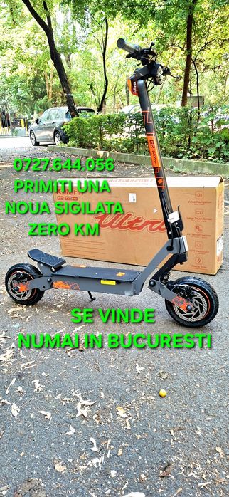 Trotineta electrica KUKIRIN G2 ULTRA Noua sigilata 1600 W 2 motoare !