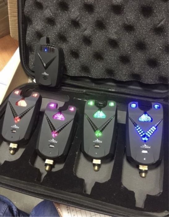 Set 4 + 1 EastShark senzori avertizori pescuit