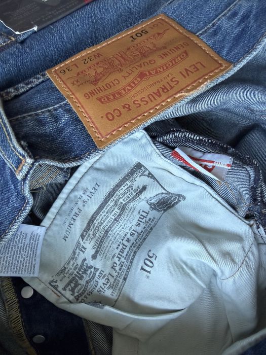 Blugi LEVIS 501 Albastru Barbati | Marime 32 x 36 (Talie 84 cm)