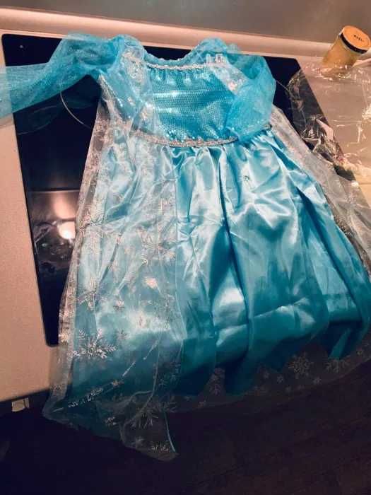 Rochie rochita printesa frozen elsa NOUA 2, 3, 4, 5, 6 ani