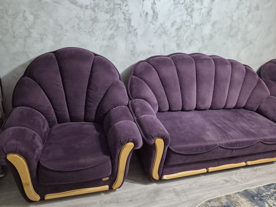 Canapea extensibila cu doua fotolii