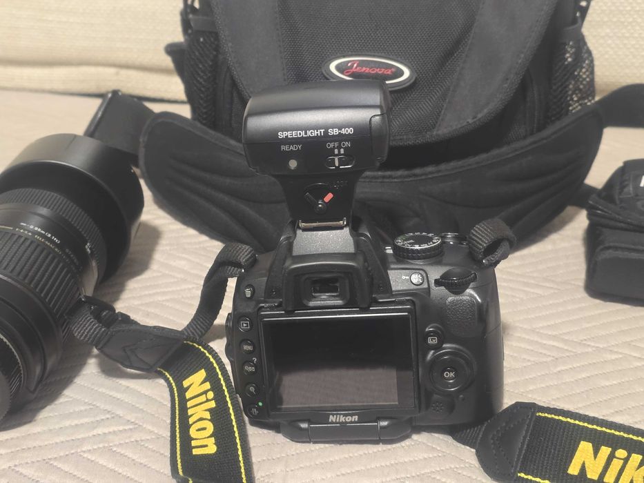 Aparat Foto Nikon D5000+obiectiv TamRom 70-300