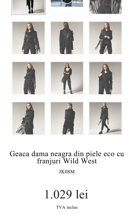 Geaca franjuri Carolina D