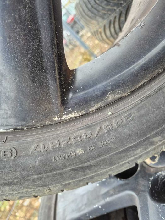Set Jante aliaj Audi A6 C6 5x112 cu avelope vara 245/45R17 7,5j et 45