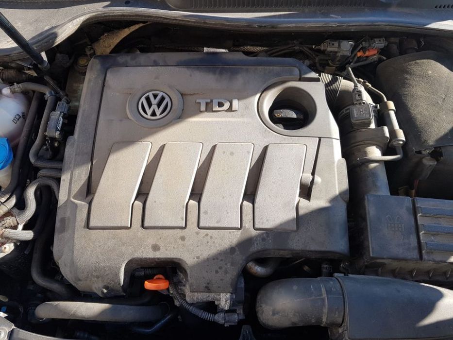 Motor 1.6TDI CAYB 66KW 90CP VW Golf 6 2008 - 2013 160.000KM Proba pe Masina / Video cu Motorul in Anunt
