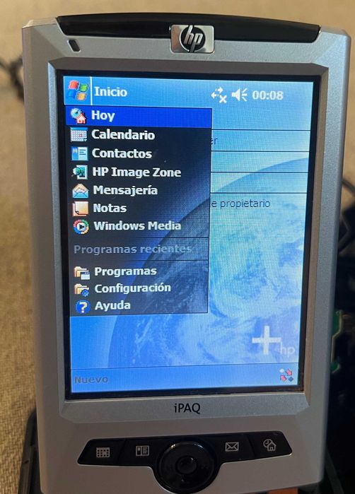 HP iPAQ rz1710 Pocket PC functional cu stylus fara incarcator