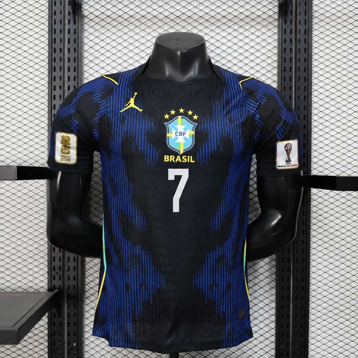 Tricou Brazilia Away Kit - Vini Jr. 7 Player Version
