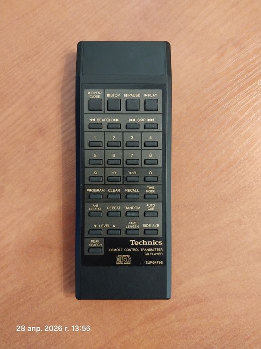 Technics пульт для CD проигрывателя Hi-Fi