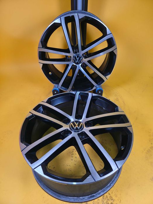 2 Jante Aliaj 5x112 18'' 7.5J ET 49 OEM VW Golf 7 GTD COD 5G0601025A0