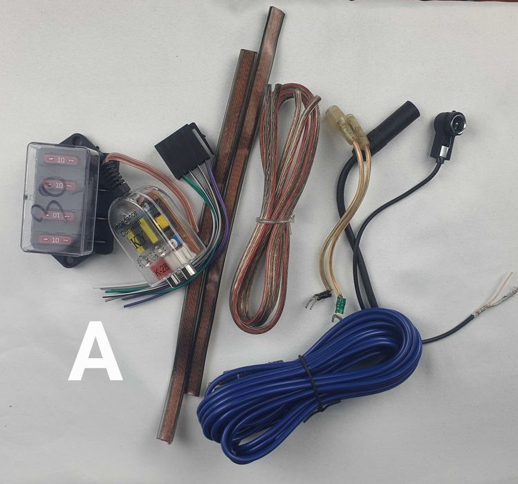 Kit Instalare Tub de Bass-Filtru Hi-Low-Cabluri RCA-Soclu Siguranta ++