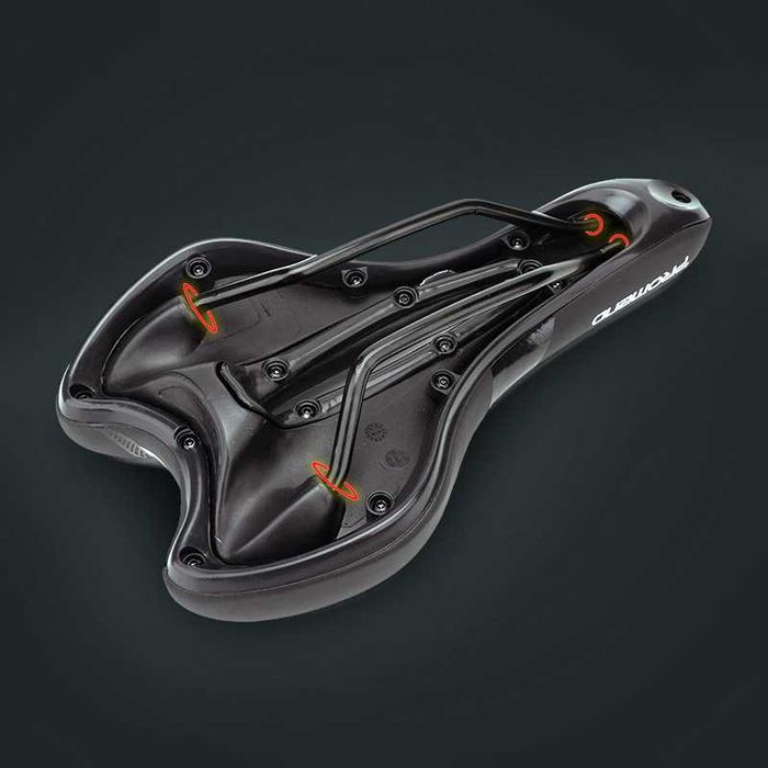 Гелова седалка за велосипед PROMEND SD-567, PU покритие, Анатомична