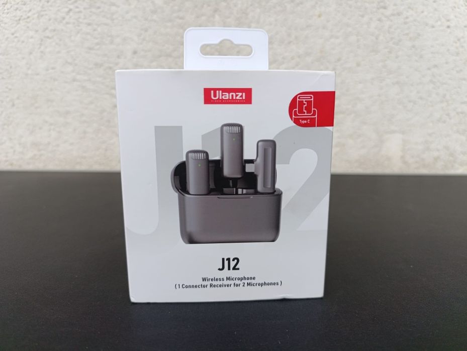 Set microfoane lavaliera wireless Ulanzi J12 USB Type-C  NOI