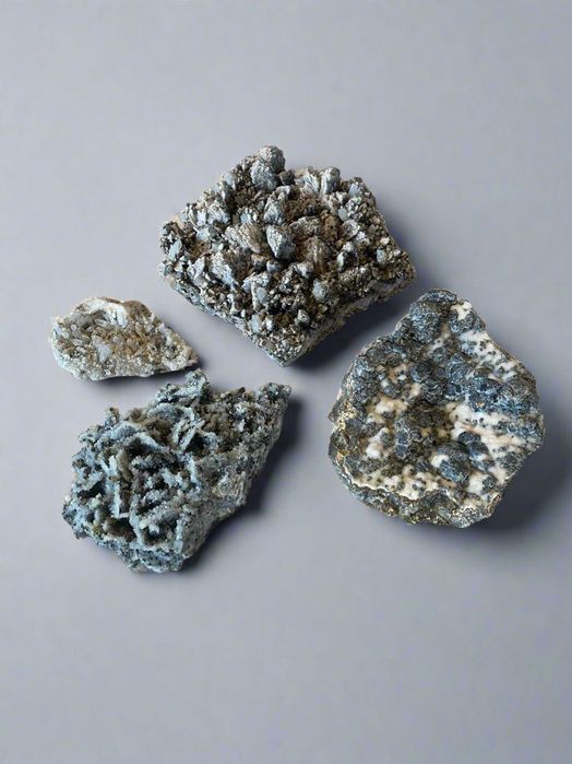 Flori de mina autentice – set 4 bucati, cristalizare spectaculoasa