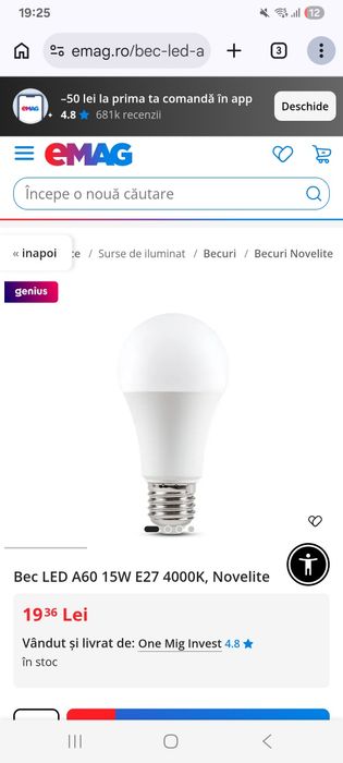 Vand bec led bec nou NU  trimit