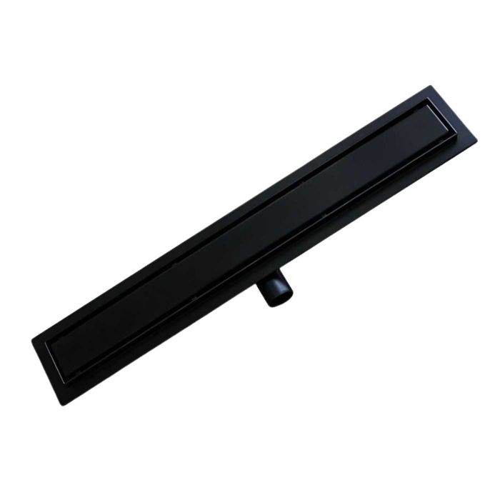 Линеен сифон за баня в цвят Black и Gun grey