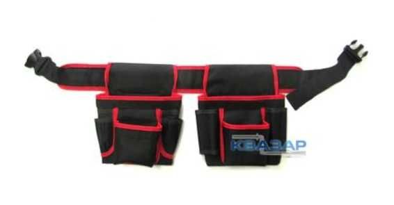 Сумка-пояс для инструмента (зеленая)