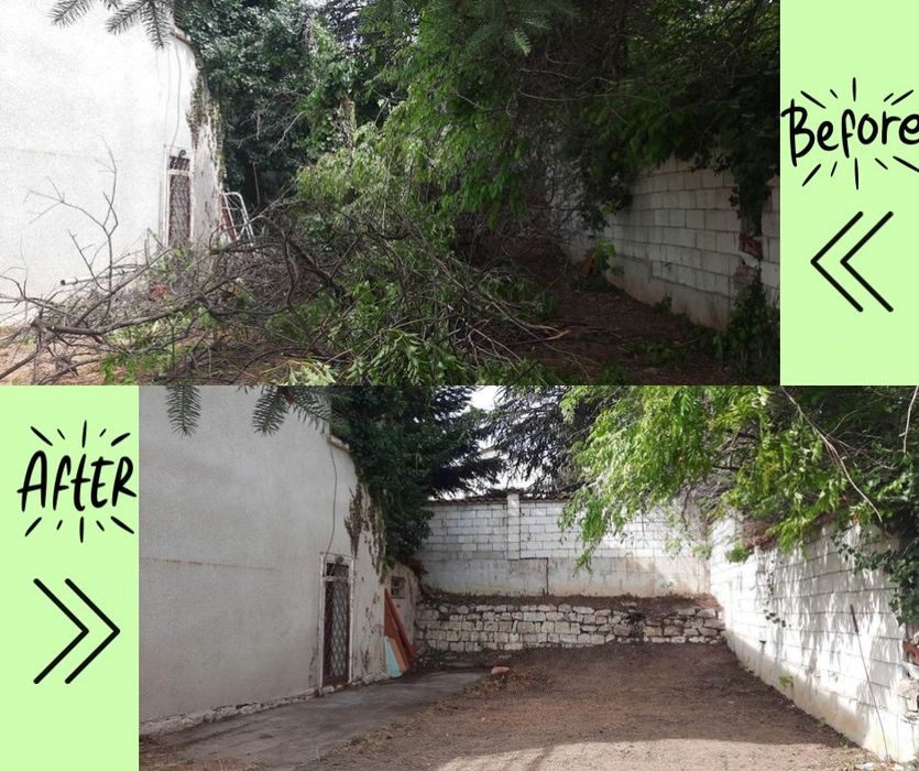 Почистване на изоставени парцели/дворове/запустели терени/Мулчиране