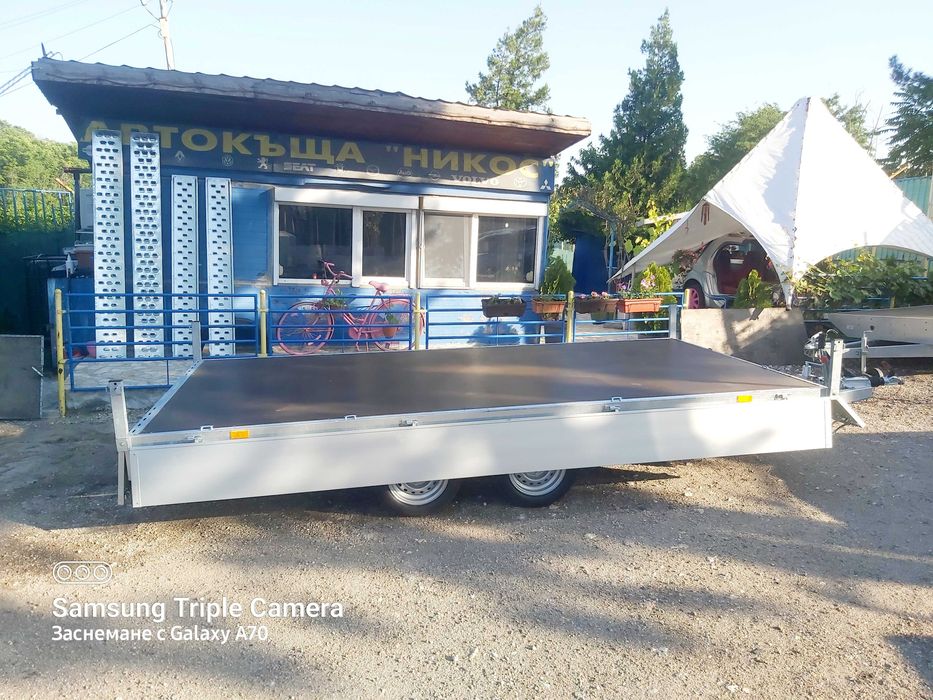 Ремарке Поп Индъстри 4.10 х 2.10 до 2700kg. -НОВО! НАЛИЧНО!