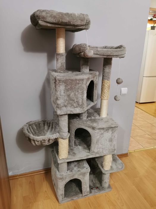 Turn ansamblu de joaca pentru pisici FEANDREA  55x40x164cm