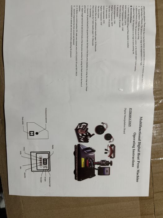 Термопресс новый -