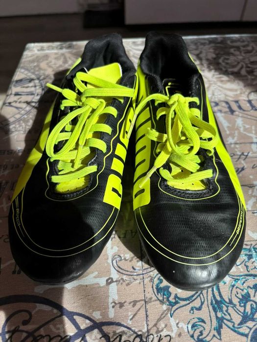 Бутонки Puma Evospeed черно/зелени Размер 35