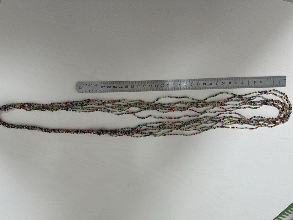 Бусы- украшение/ бисер/винтаж/ Чехословакия