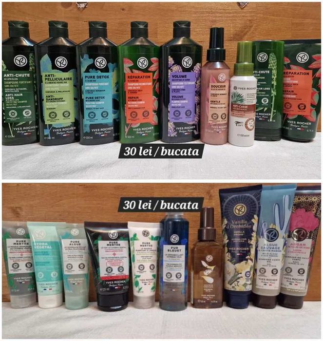 Gel dus sapun lichid lapte corp deodorant gomaj crema Yves Rocher
