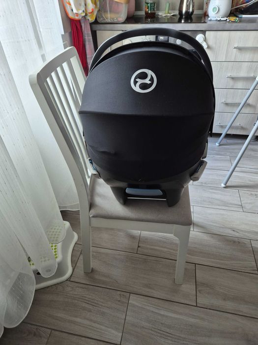 Scoica/scaun auto CYBEX Aton 5 520000163, 3 puncte, 0-13kg, bleumarin-negru+husa vara