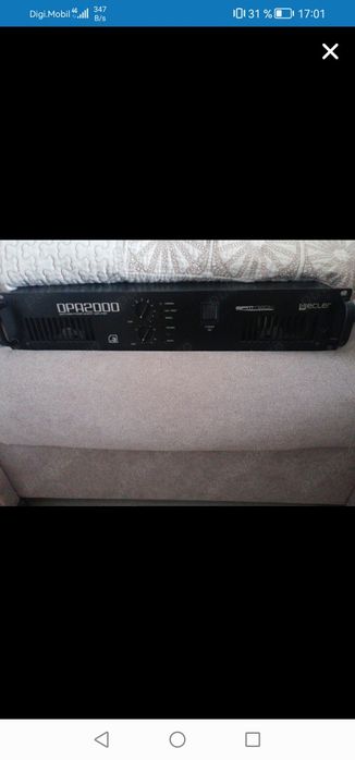 Amplificator profesional marca ecler cu  procesor  amic incorporat