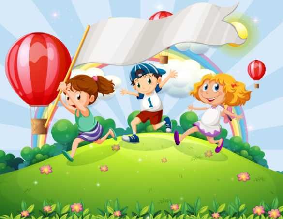 Фон за украса за училище, читалище, детска градина