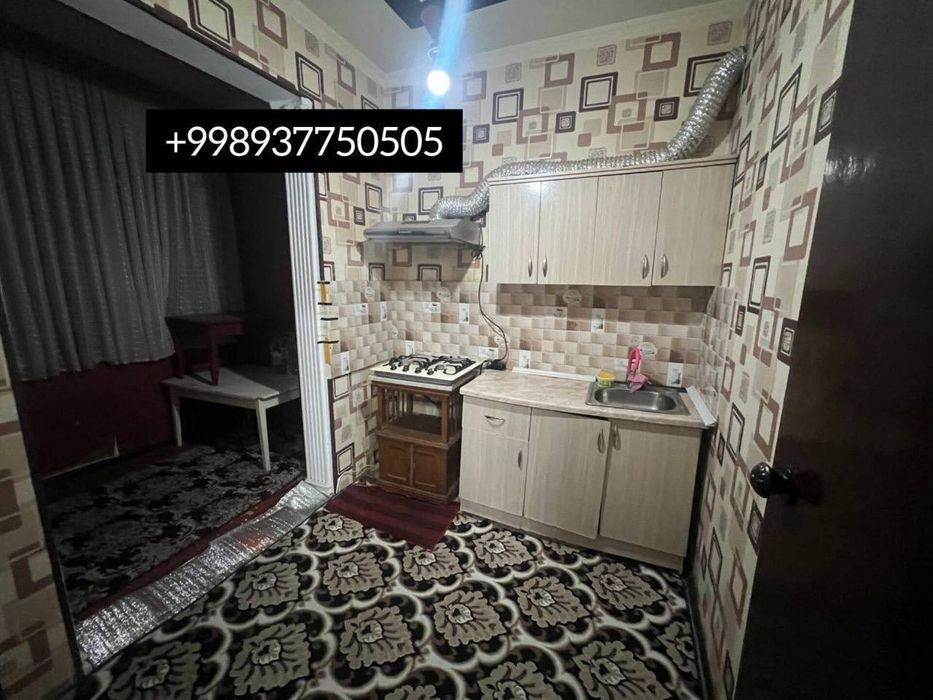 Сдается 2х комнатная квартира 
С обстановкой 
В горде Алмалыке