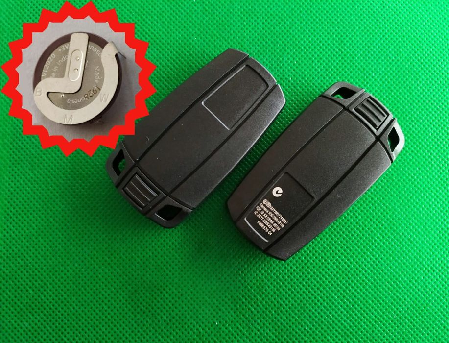Кутийка ключ дистанционно BMW  Оригинална батерия VL2020 E90 E60 X5 X6