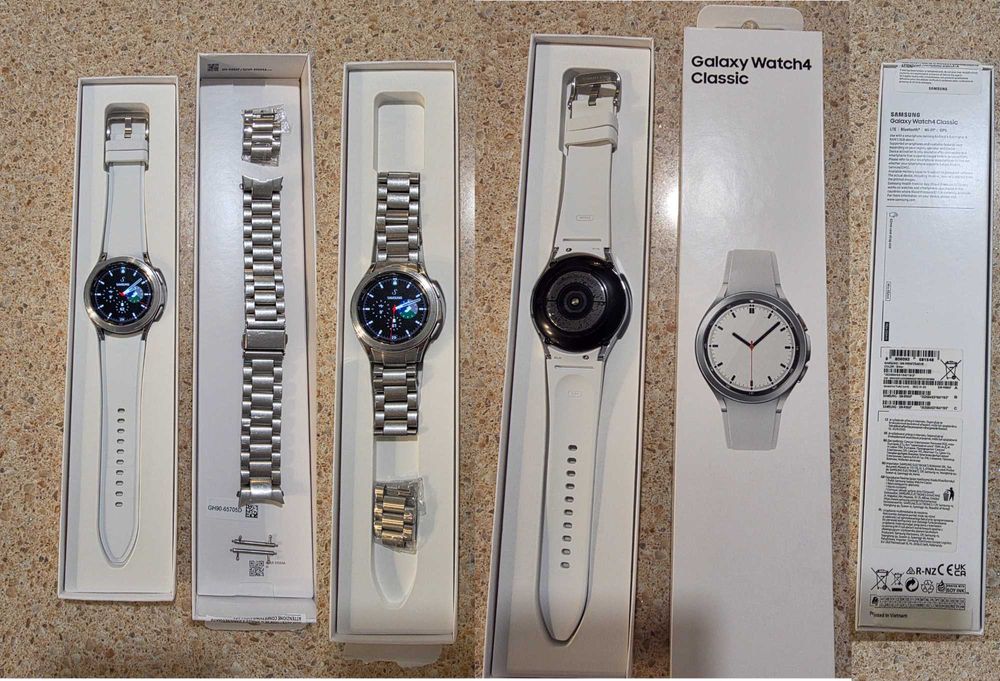 Samsung Galaxy Watch4 Classic 42mm LTE / BT / WiFi / eSIM  Silver Full