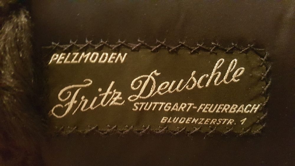 Haină de damă, de blană Astrahan originală, Germania