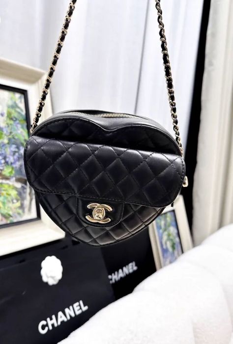 CHANEL CC In Love Heart Bag