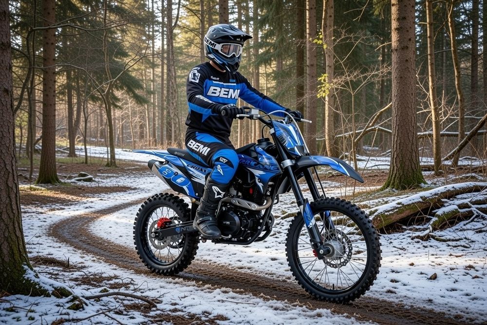 Moto Cross BEMI Hurricane V3 de  250cc Off-Road 21/18" NOI