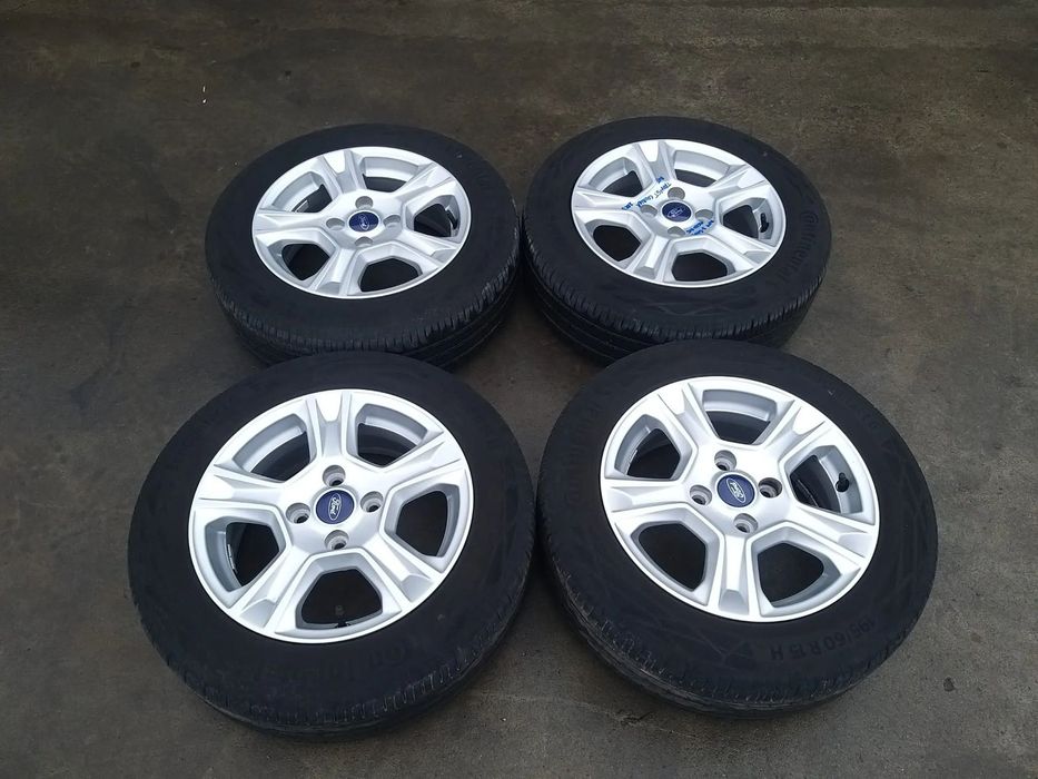 Set jante aliaj r15 cu anvelope 195/60 r15 ford transit courier et761007ab