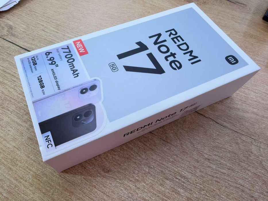 Xiaomi Redmi Note 17 5G 128GB 6GB RAM | Nou Sigilat | Garanție 24 Luni