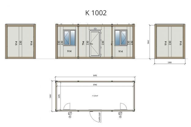 2,4*6-Офис/Жилищни/Строителни Контейнери/Фургони!!!Безплатна доставка!