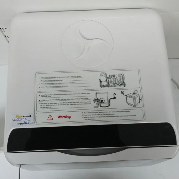 Masina de spalat vase compacta iHunt Bro Dishwasher -T-